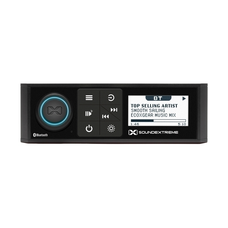 ECOXGEAR Marine AM/FM/Bluetooth Digital Media Player + LED Light Controller