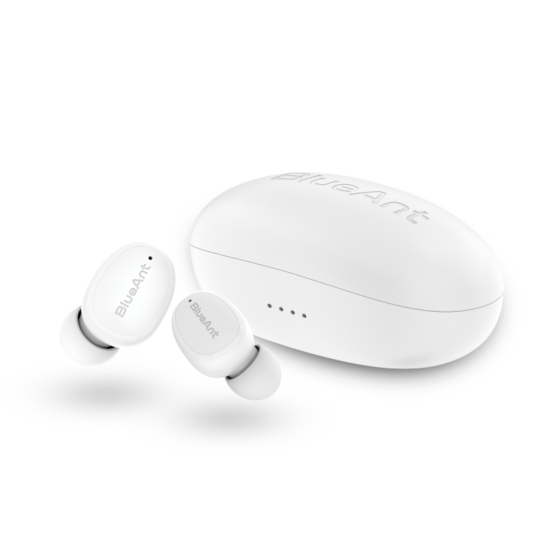 BlueAnt Pump Air Nano True Wireless Earbuds - White